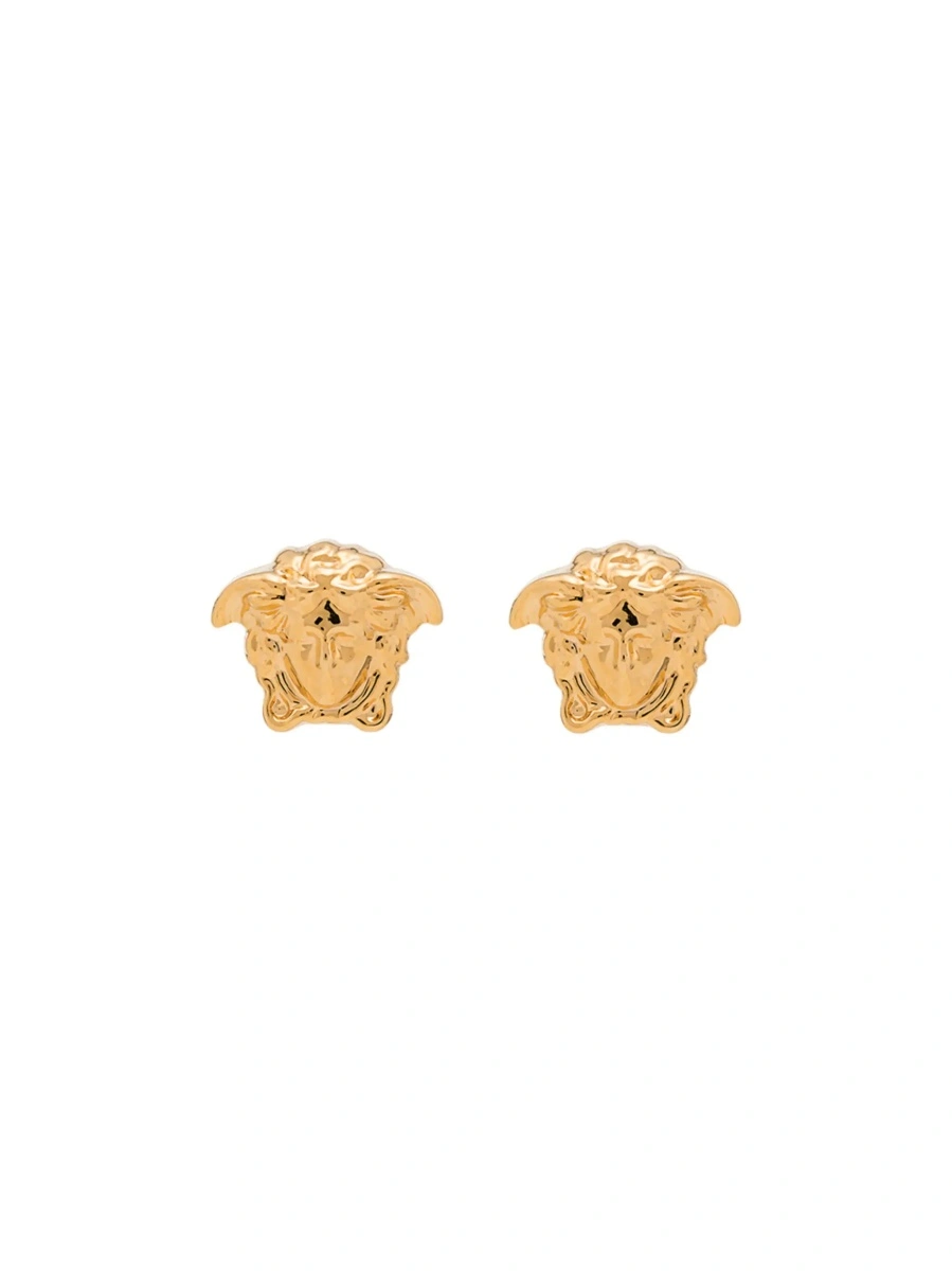 Cercei Earrings 'Medusa Head' Gold Color in Brass - Img 7
