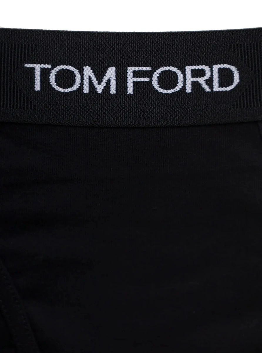 Chiloti Tom Ford negri din bumbac - Img 3