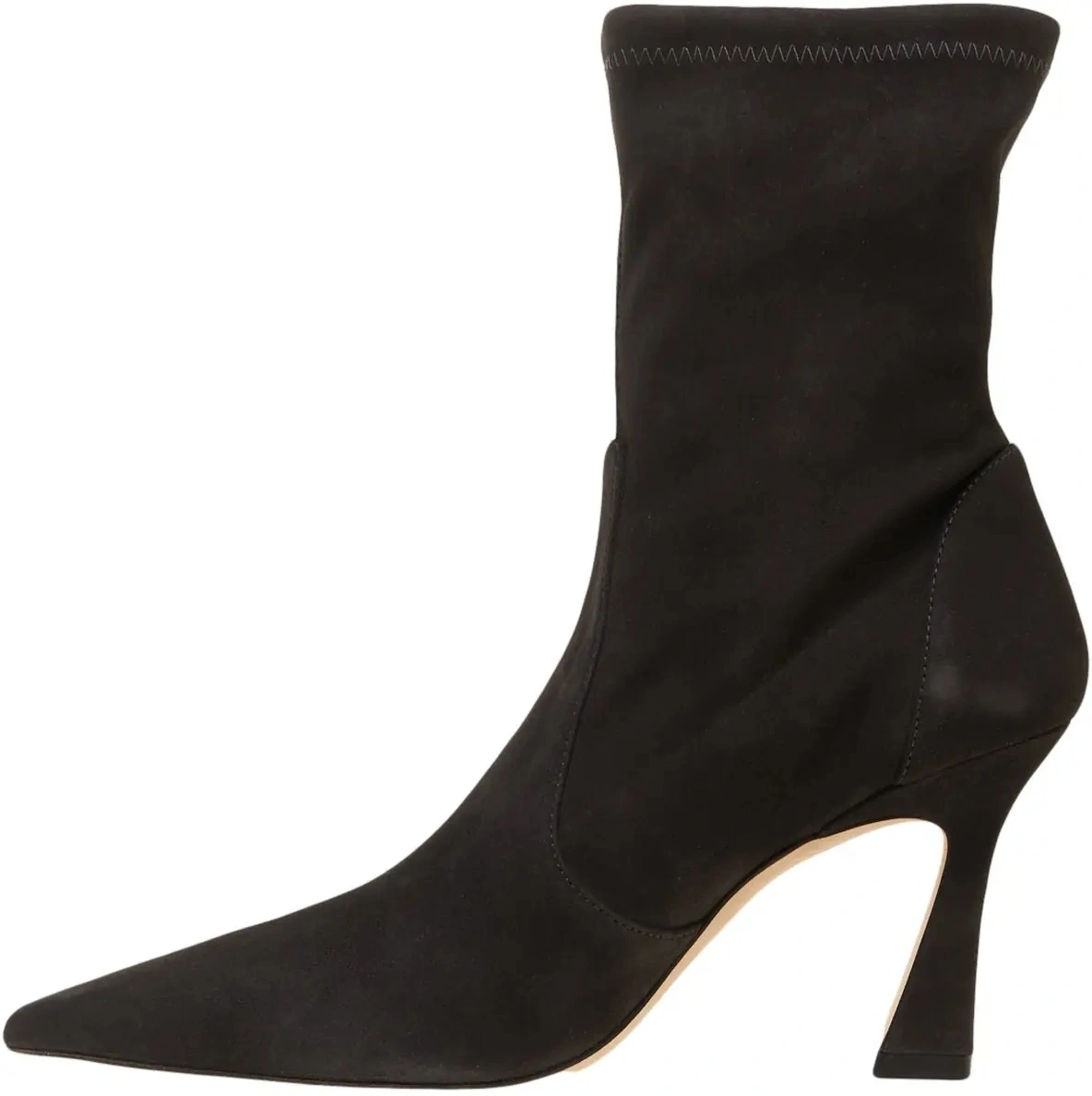 Cizme de iarna Stuart Weitzman gri din piele intoarsa - Img 3