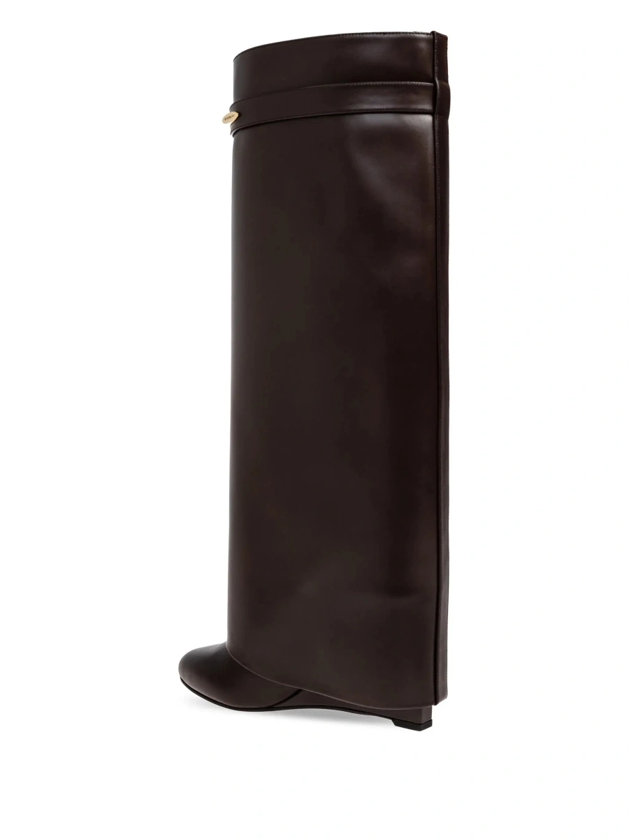 Cizme Givenchy maro din piele - Img 6