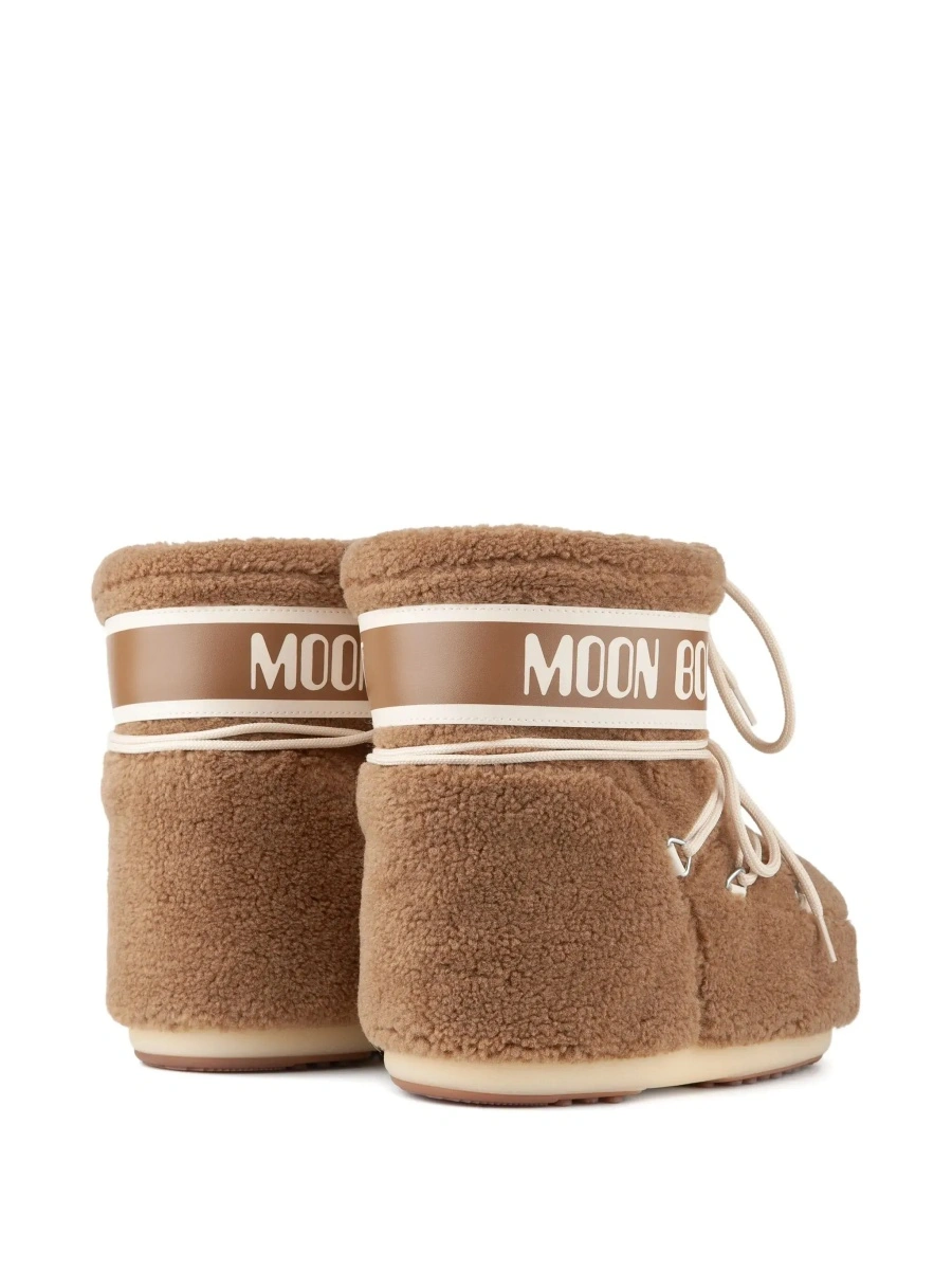 Cizme Moon Boot maro din fleece 'Icon' - Img 6