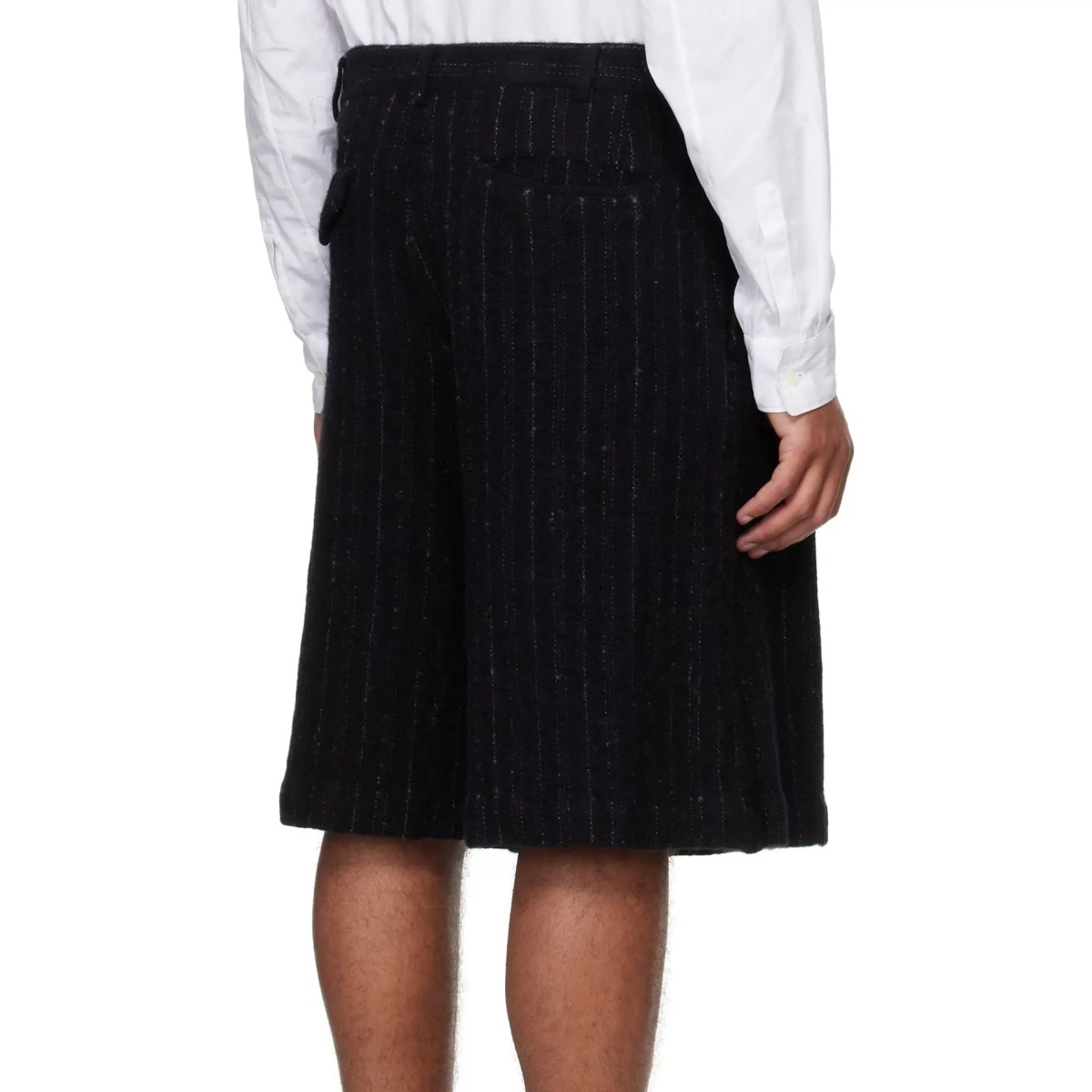Comme Des Garçons Homme Plus Wool Shorts - Img 3