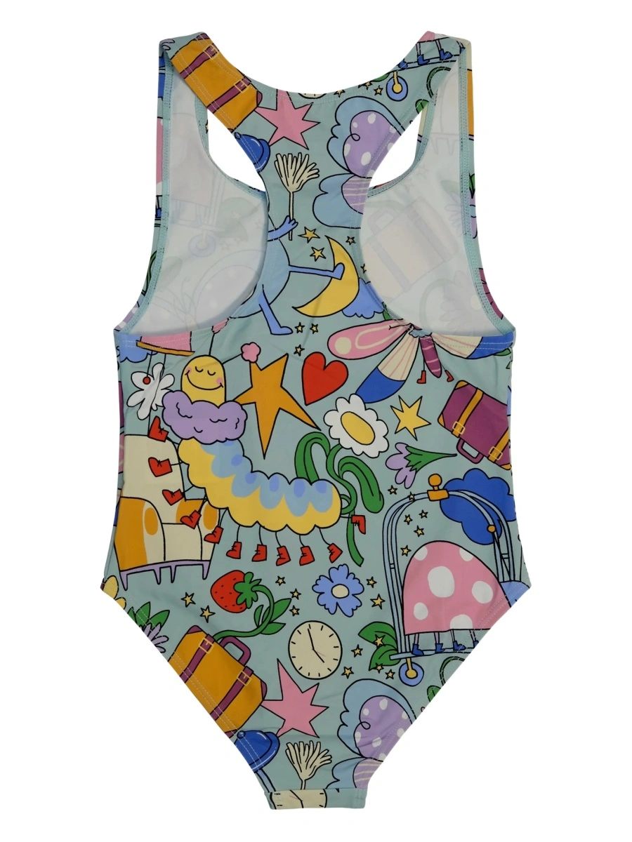 Costum de baie Stella McCartney albastru - Img 2
