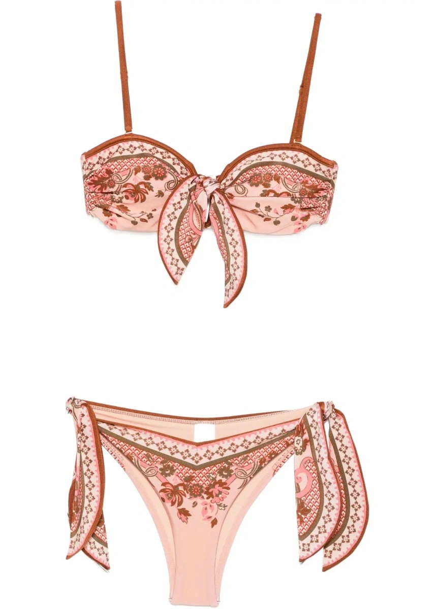 Costume Bikini "Aster" Con Dettaglio Foulard - Img 5