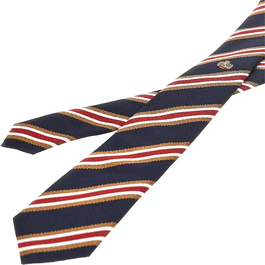 Cravate Silk necktie with jacquard motif - Img 3