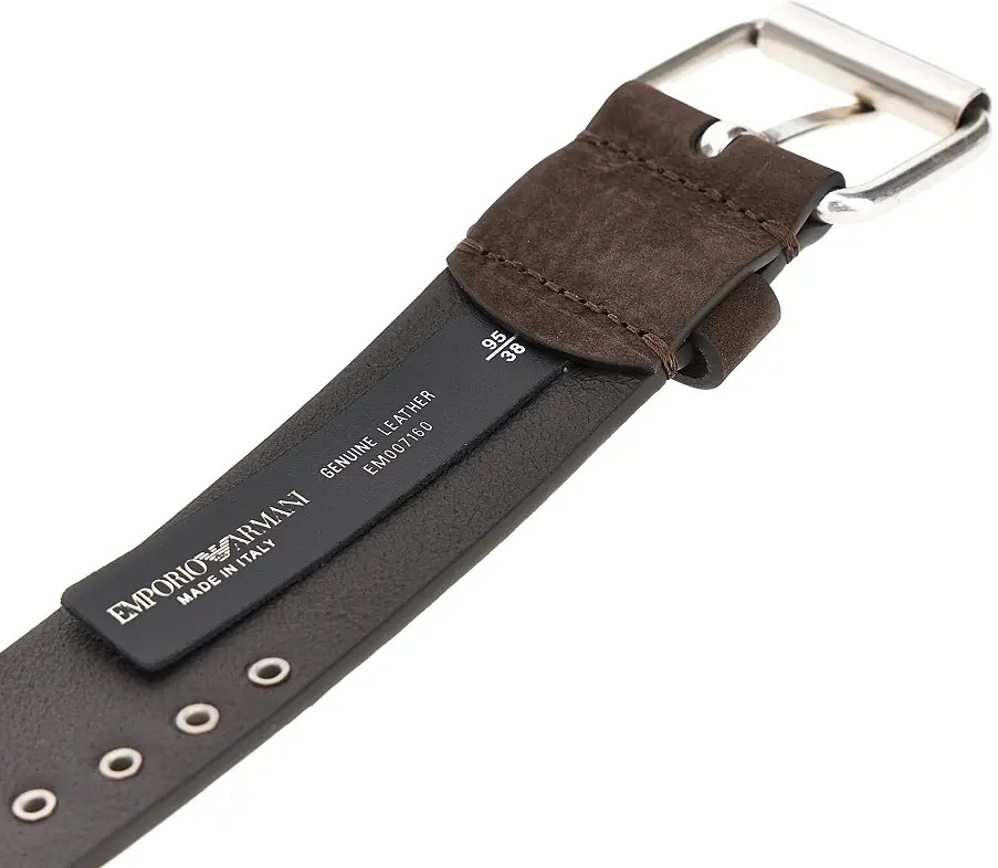 Curea Studded suede leather belt - Img 3