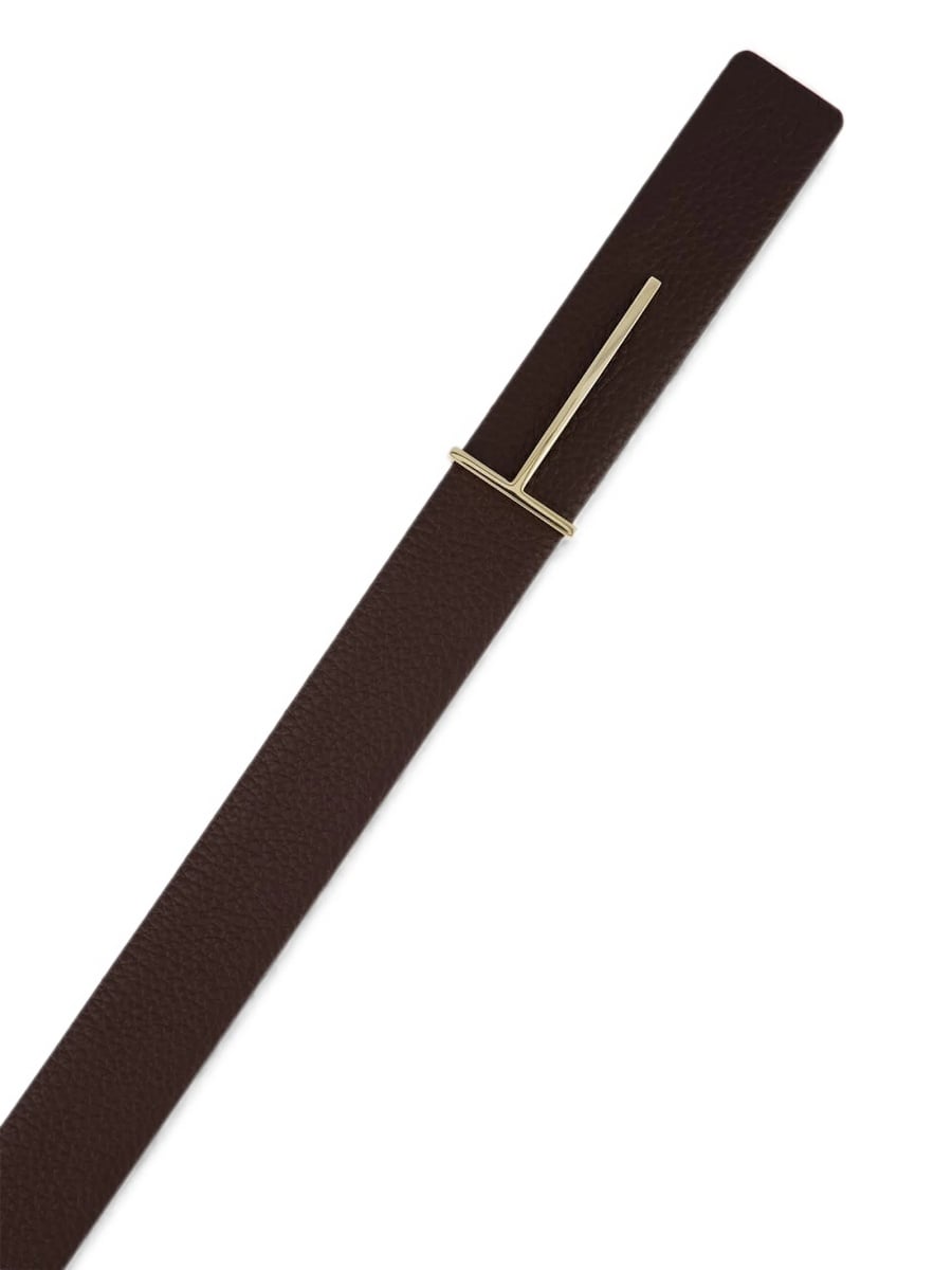 Curea Tom Ford maro din piele - Img 3