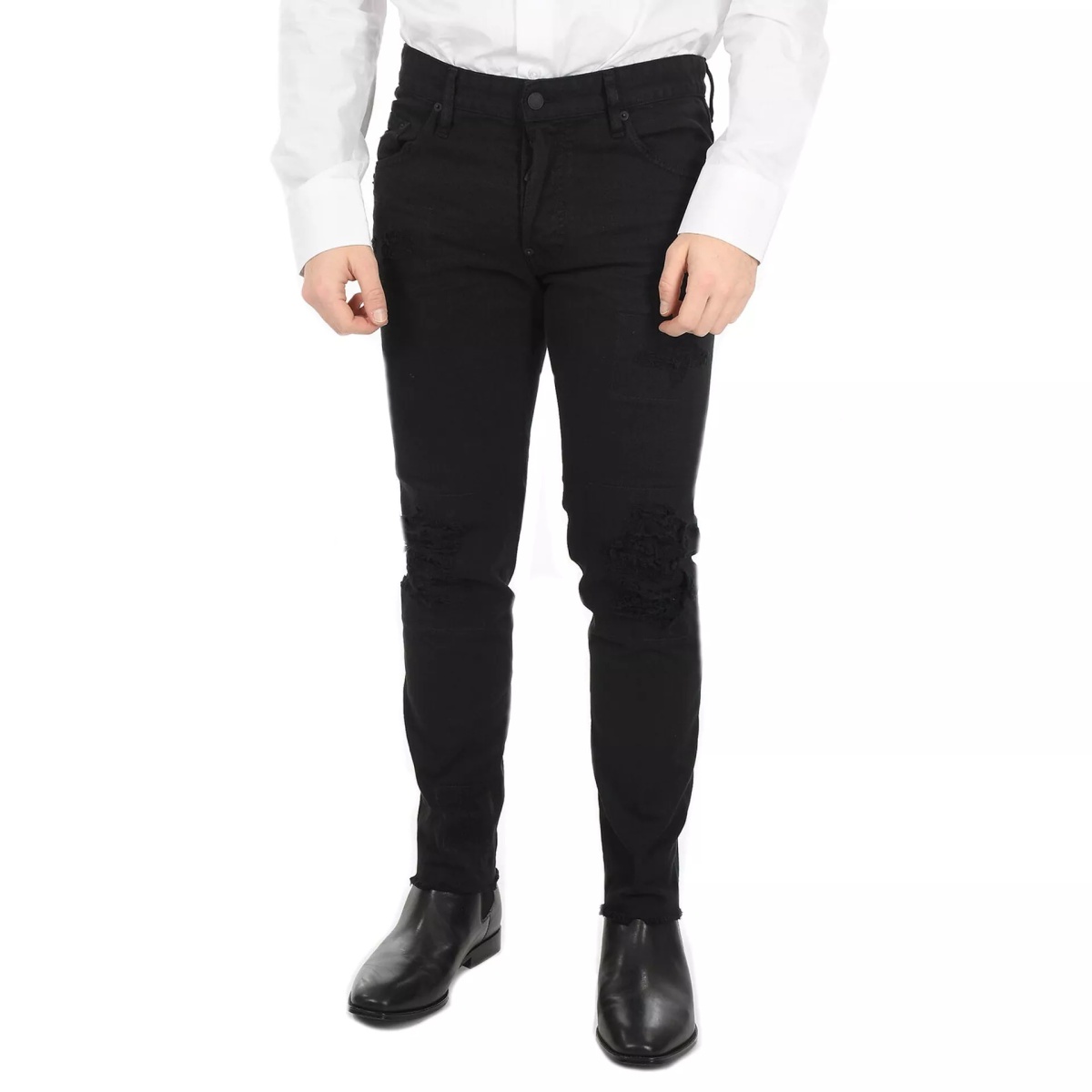 Dsquared2 Black Bull Skater Jeans - Img 2