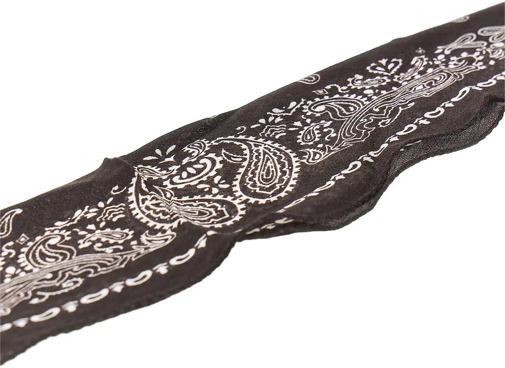Esarfa Cashmere-blend scarf with Bandana motif - Img 2