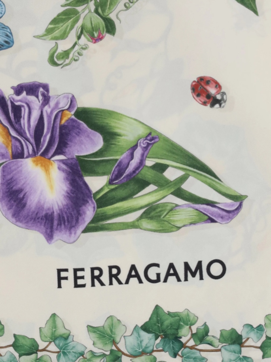 Esarfa Ferragamo neutra - Img 3