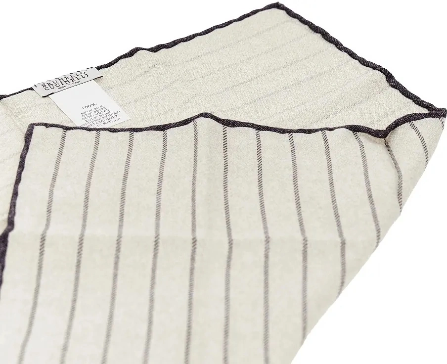 Esarfa Jacquard silk pocket square - Img 2