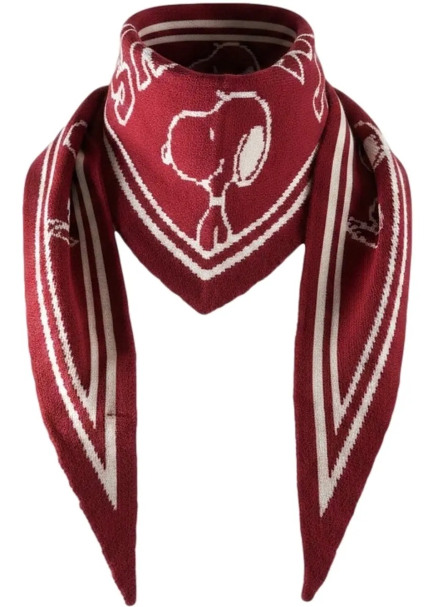 Esarfa Triangle scarf with print - Img 2
