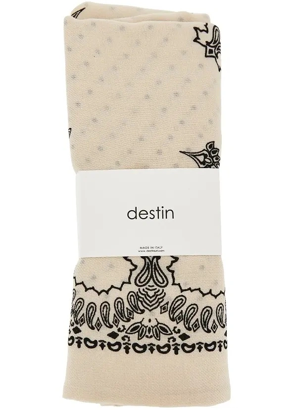 Esarfa Wool scarf with Bandanda motif - Img 2