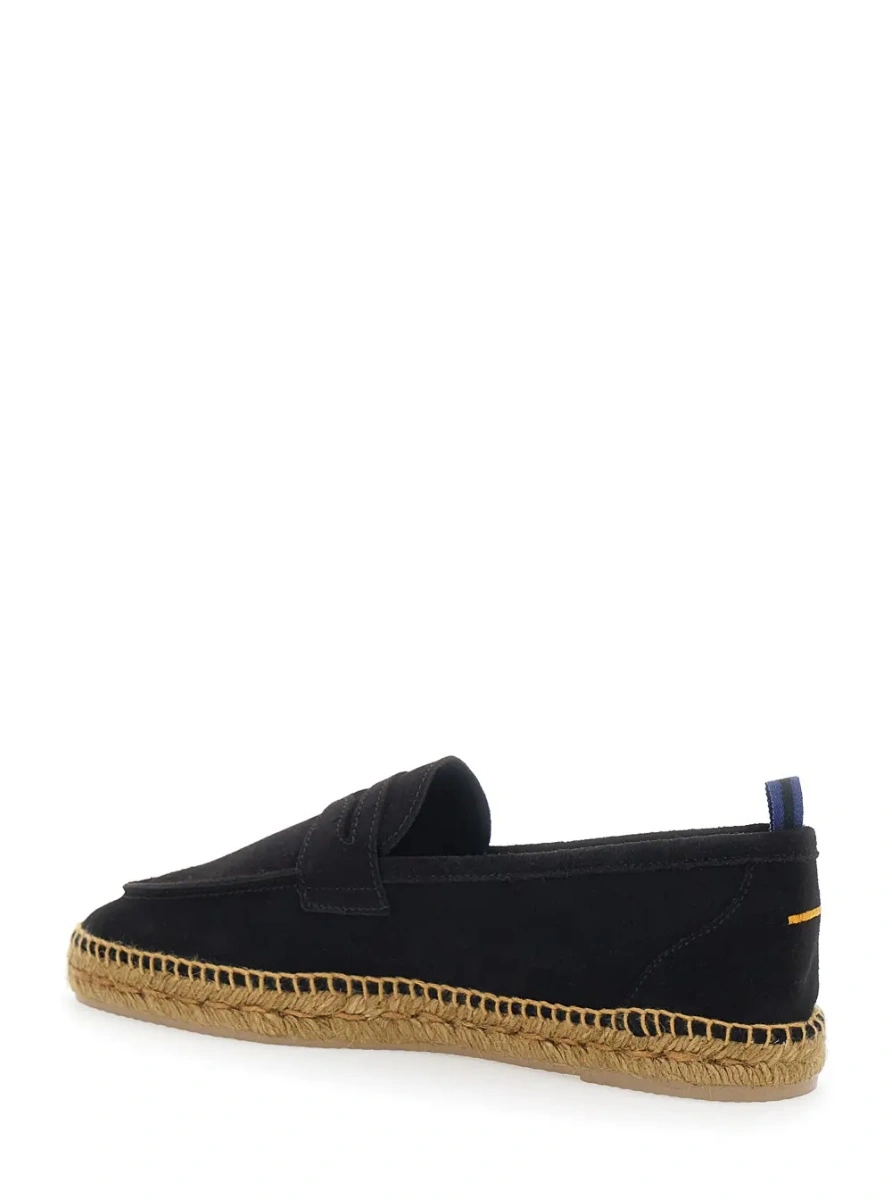 Espadrile CASTAÑER negre din piele intoarsa - Img 2