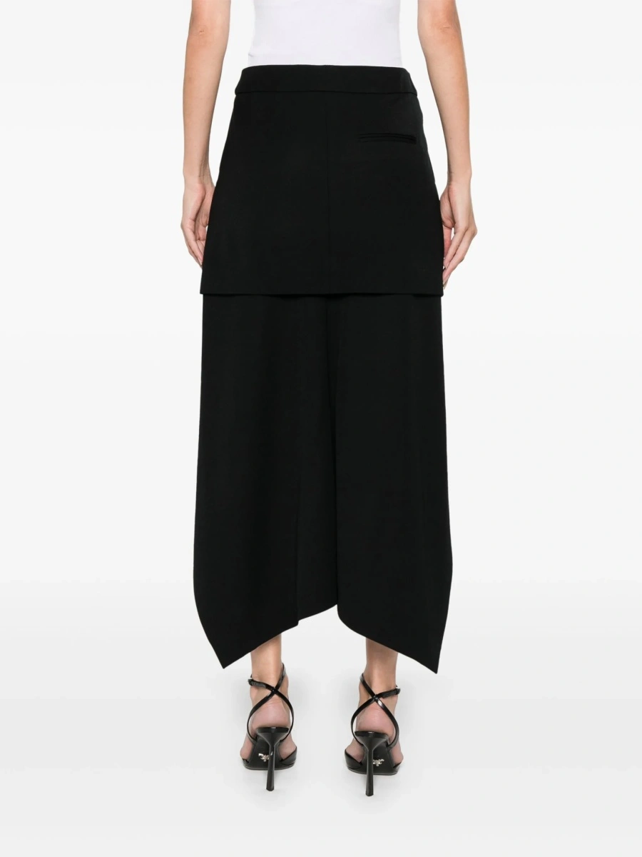 Fusta Alexander McQueen neagra din lana - Img 4