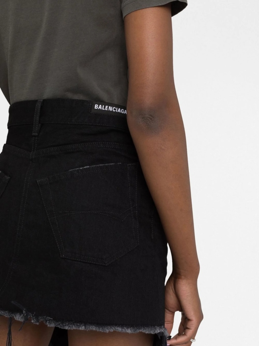 Fusta Balenciaga neagra - Img 3