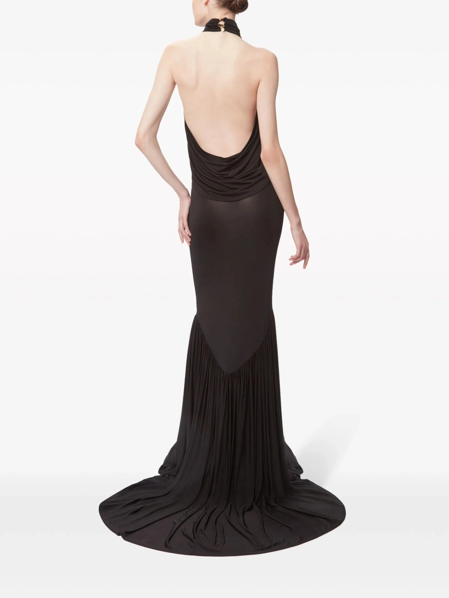Fusta cu talie inalta Nina Ricci neagra - Img 3