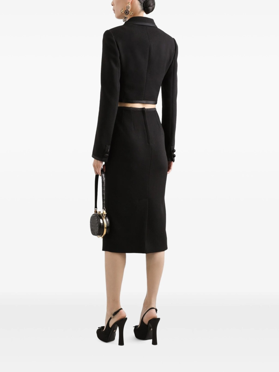 Fusta drepte Dolce &amp; Gabbana neagra - Img 3
