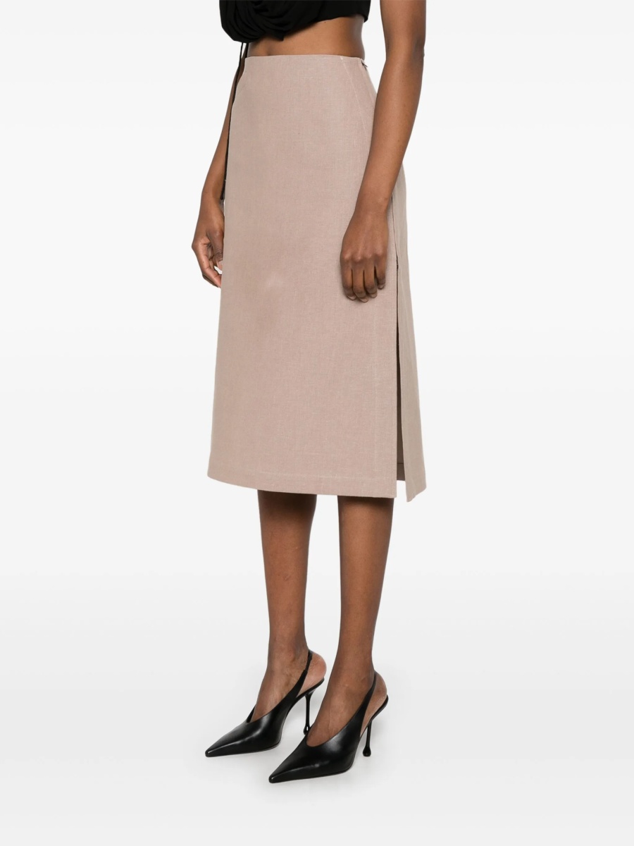 Fusta drepte Fendi maro - Img 3