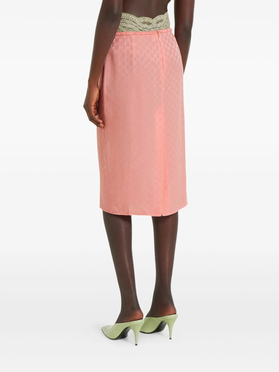 Fusta drepte Gucci roz - Img 2