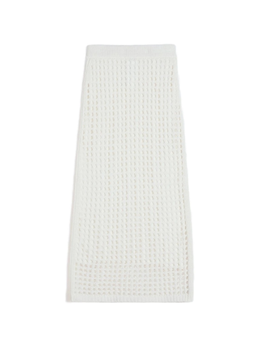 Fusta drepte Max Mara alba - Img 4