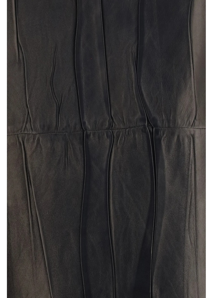 Fusta Midi leather Skirt - Img 3