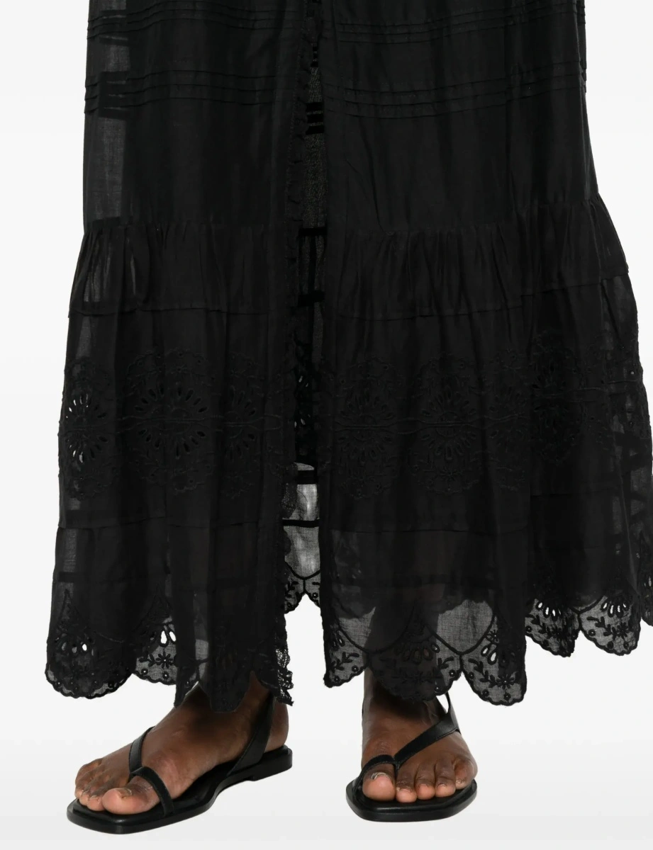 Fusta Paoline Long Cotton Skirt - Img 7