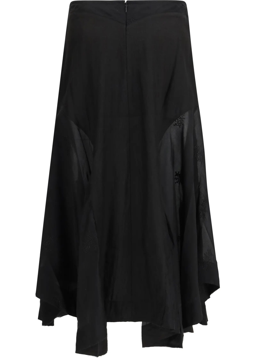 Fusta Petti Skirt noir bloom ethereal veil - Img 2