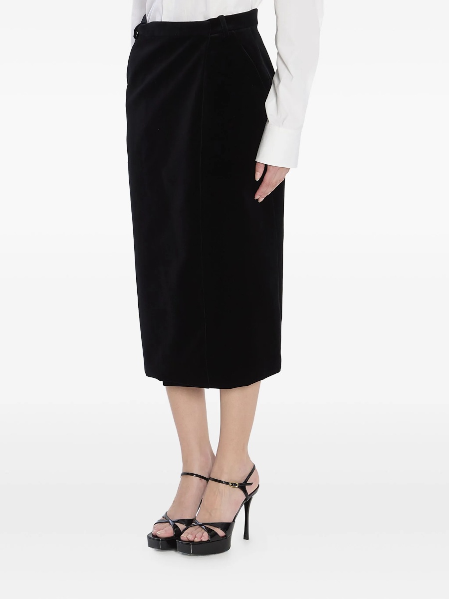 Fusta Saint Laurent neagra - Img 4