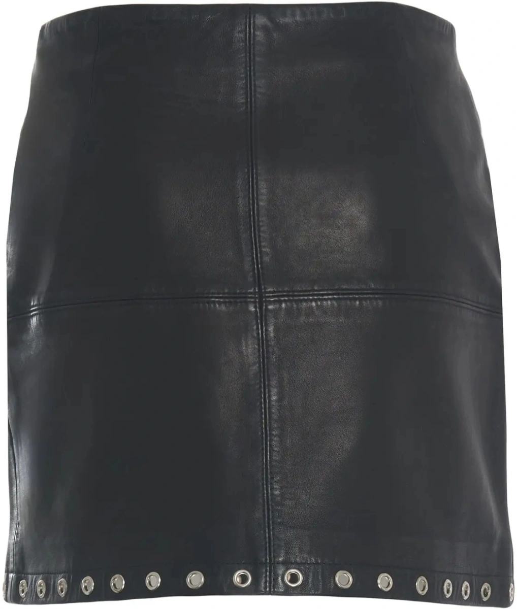 Fusta scurta oval square neagra - Img 5