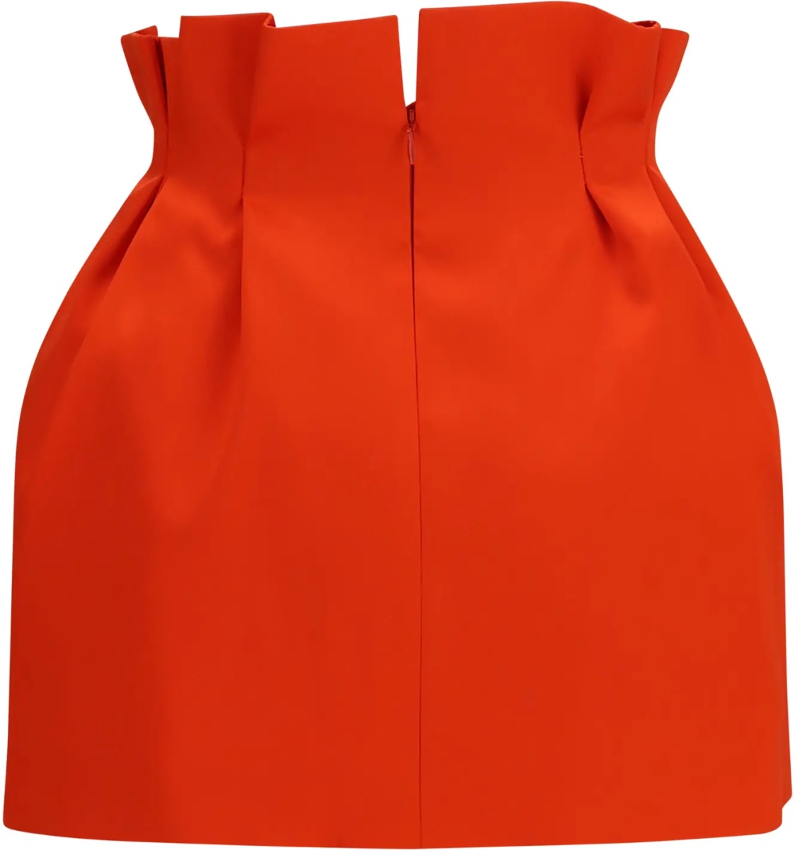 Fusta Silk Mini Skirt with ruffled waist - Img 2