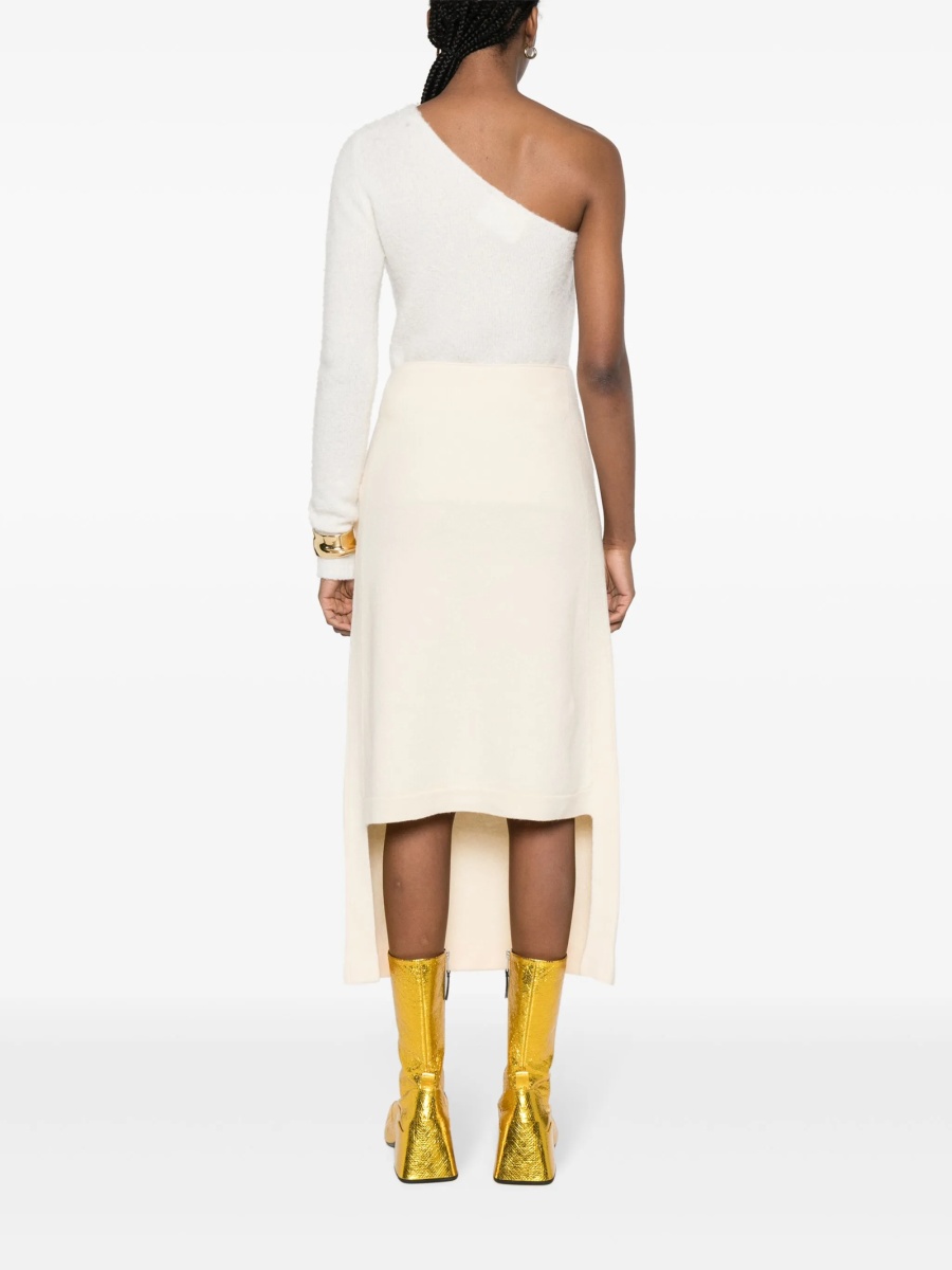 Fusta tricotate Jil Sander neutra - Img 4