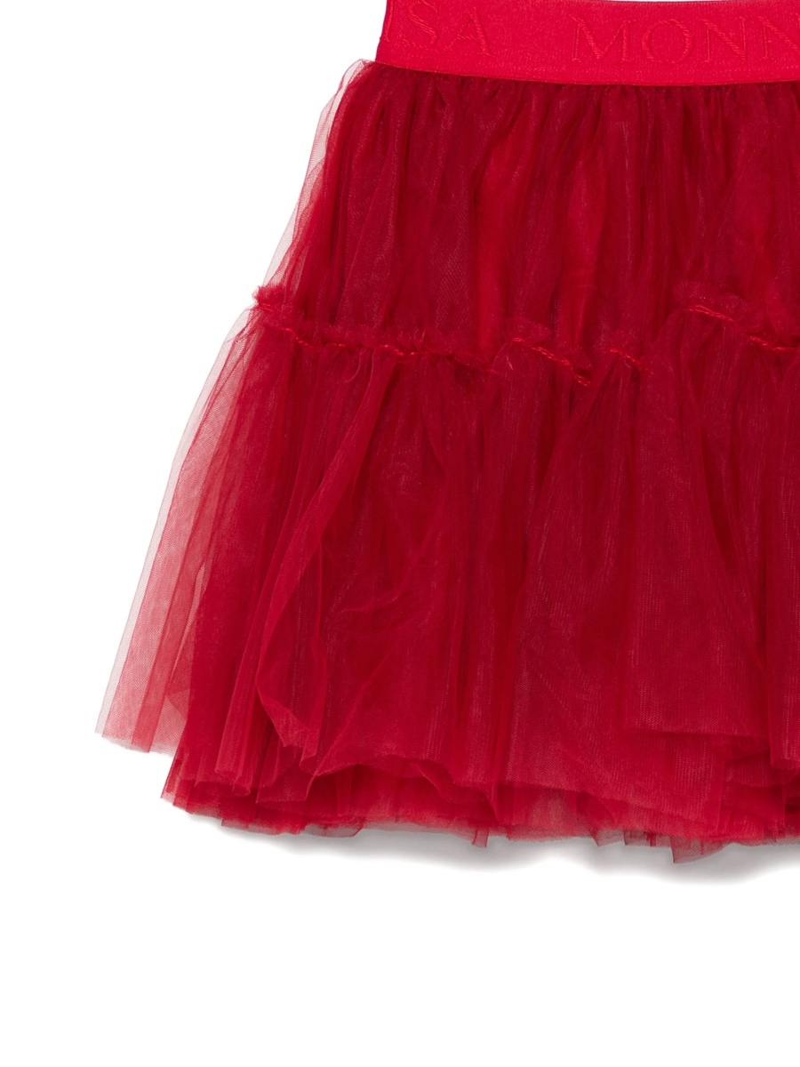 Fusta tutu Monnalisa rosie din poliamida si polyester - Img 3