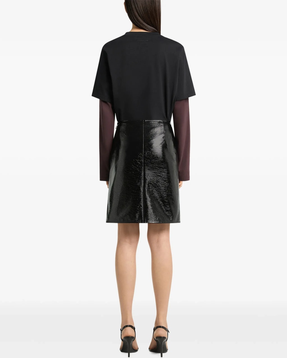 Fusta Vinyl midi Skirt - Img 6