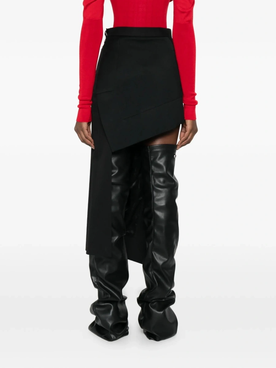 Fusta Vivienne Westwood neagra din lana - Img 6