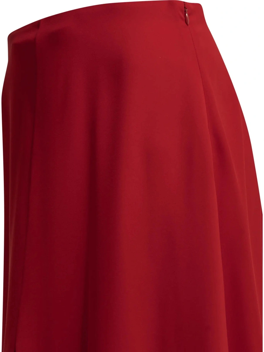 Fuste Flared midi skirt in silk - Img 4