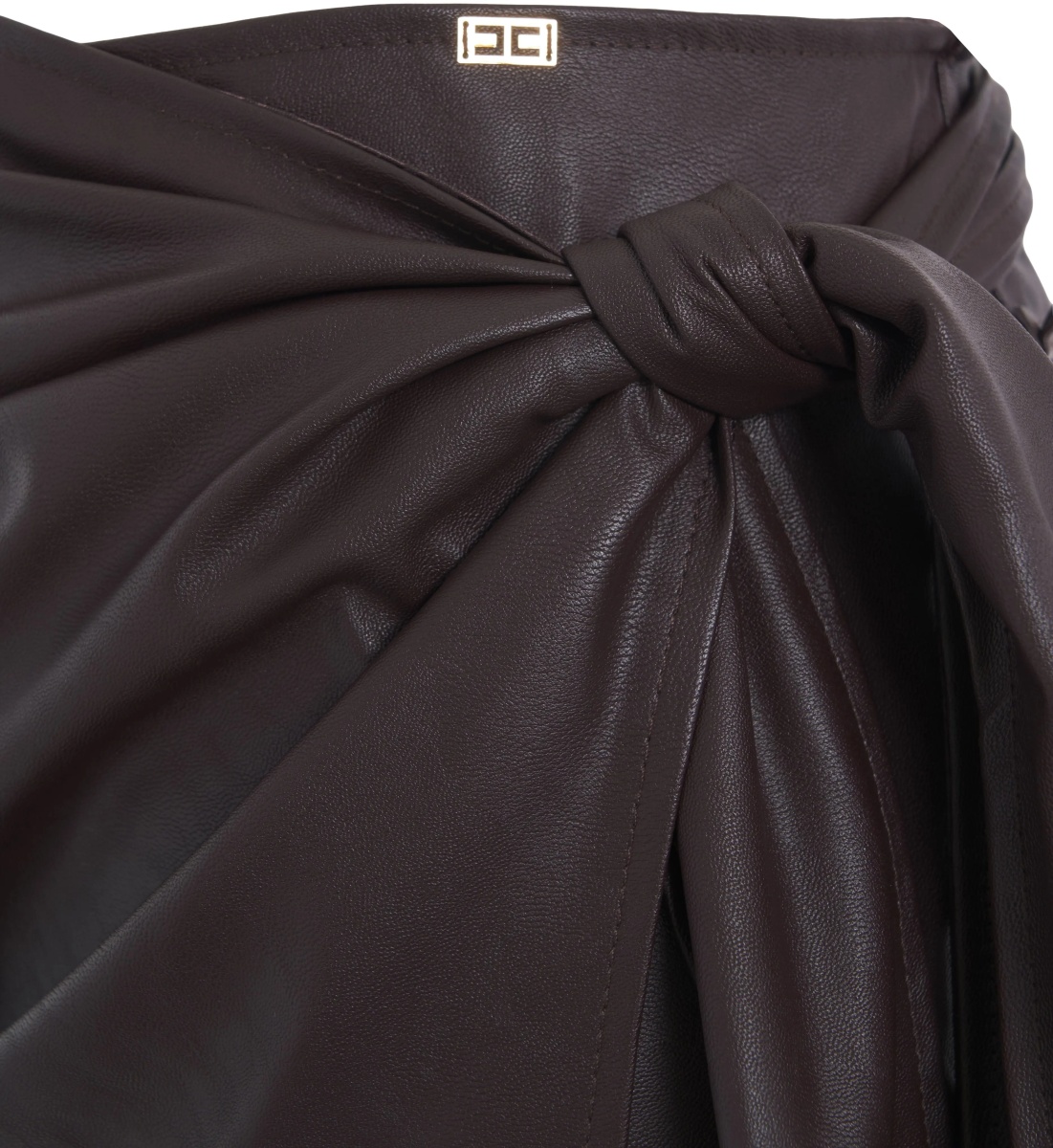 Fuste Midi skirt in leather look - Img 5