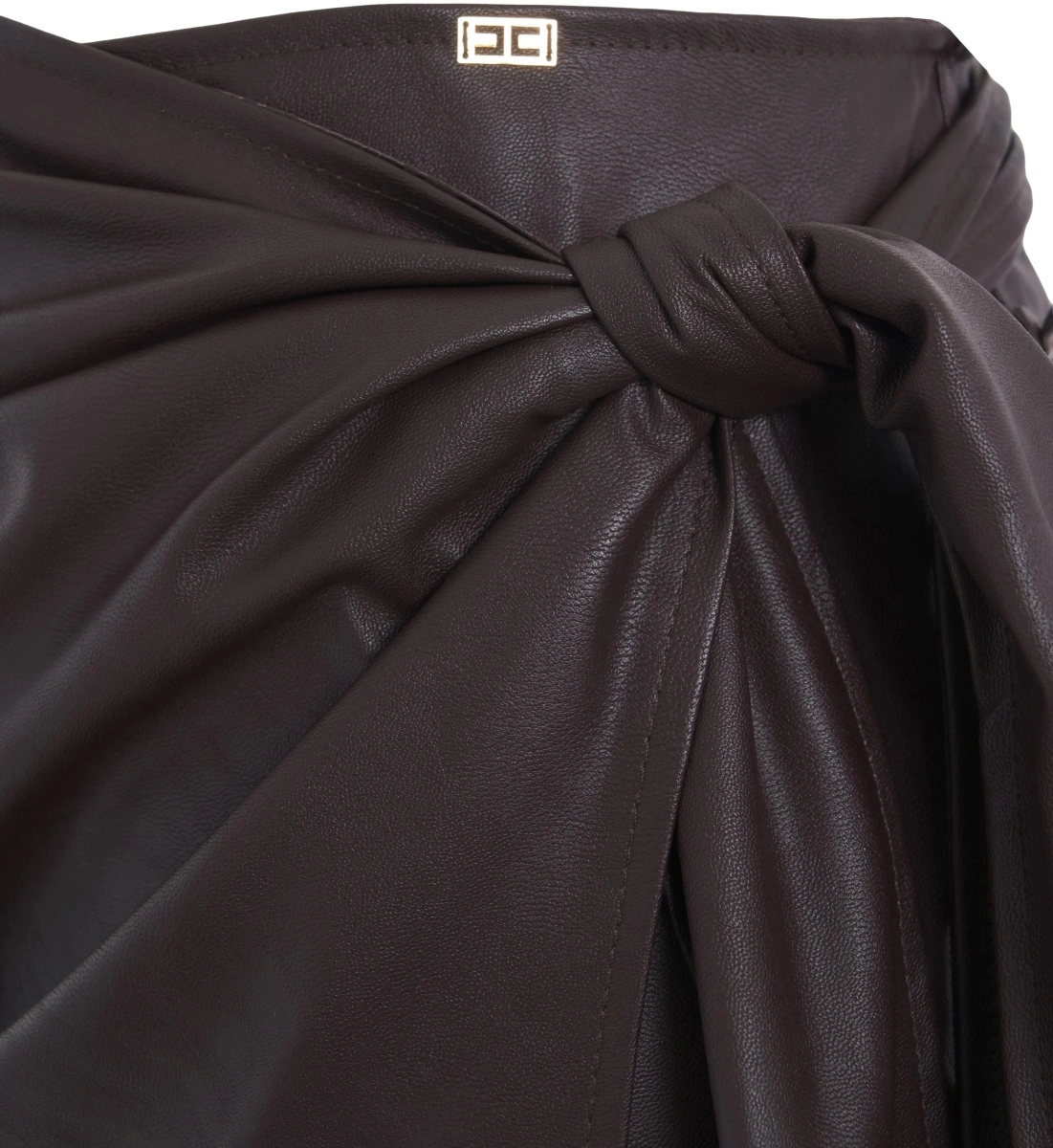 Fuste Midi skirt in leather look - Img 5