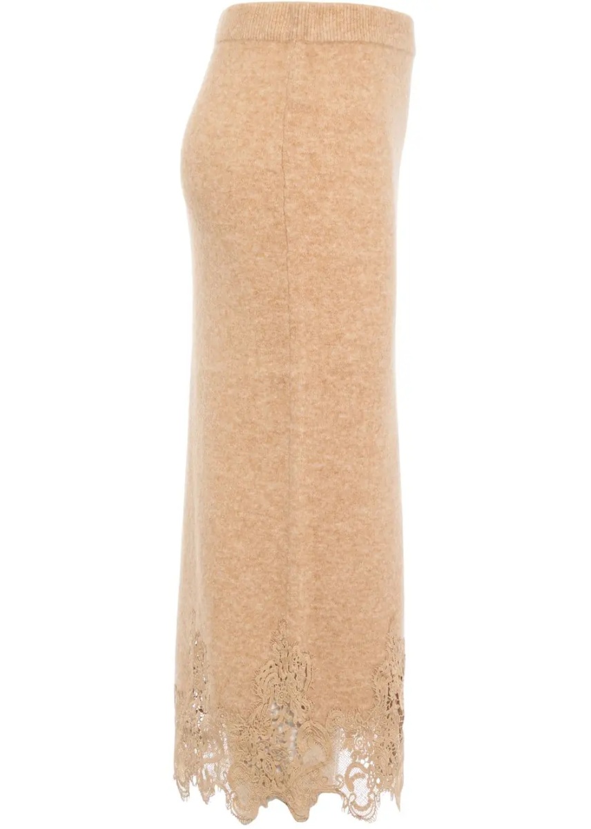 Fuste Midi skirt in wool - Img 3