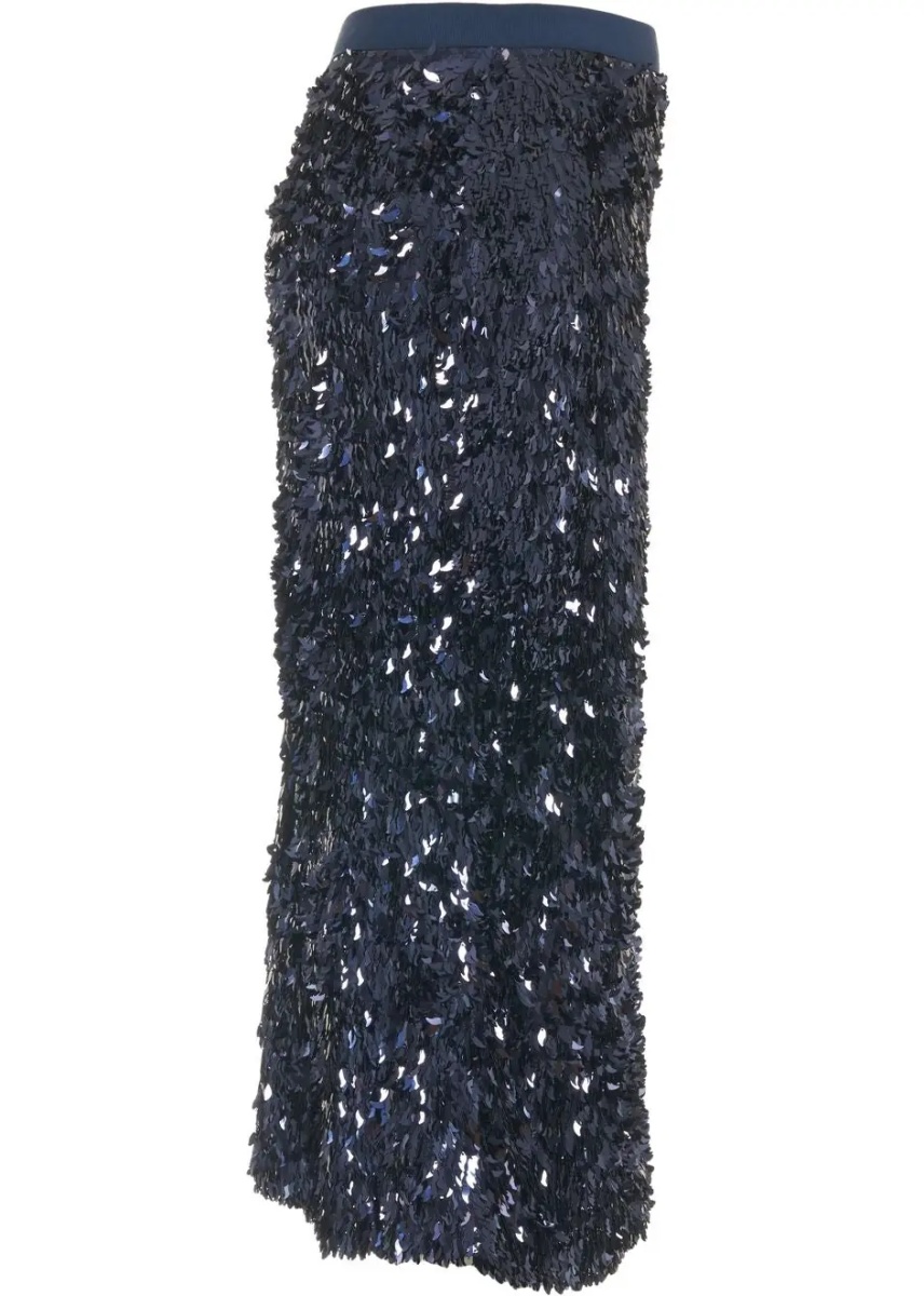 Fuste Midi skirt with sequin application - Img 3