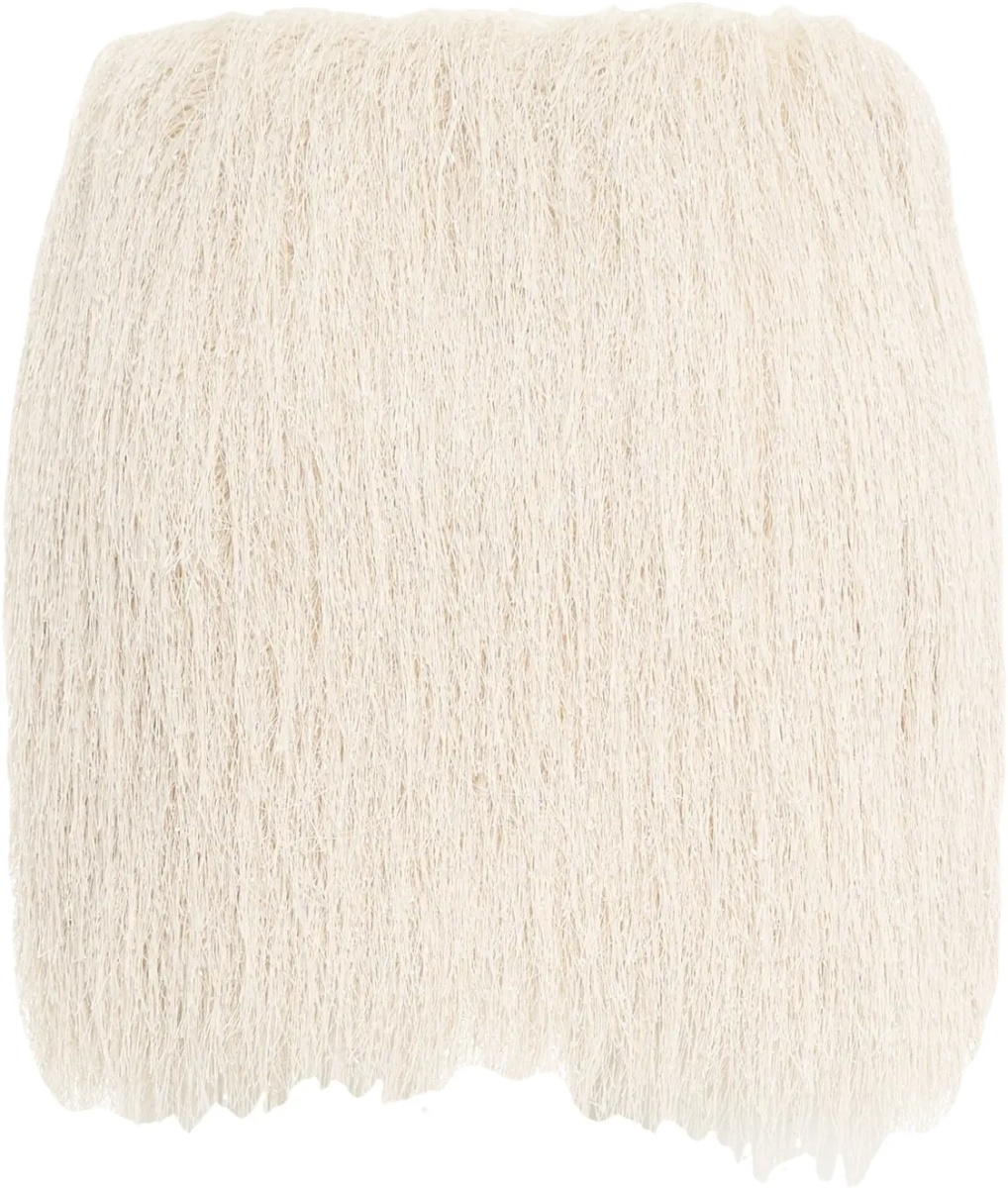 Fuste Mini skirt with fringe details - Img 4