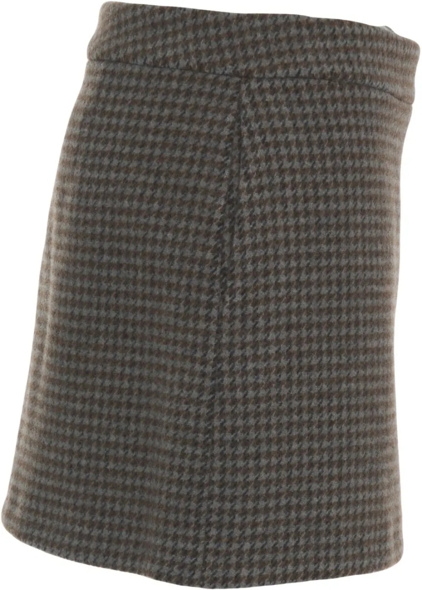 Fuste Miniskirt with checked pattern - Img 3