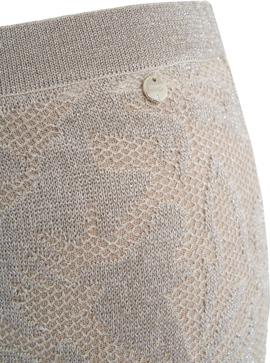 Fuste Semi-transparent midi skirt - Img 5