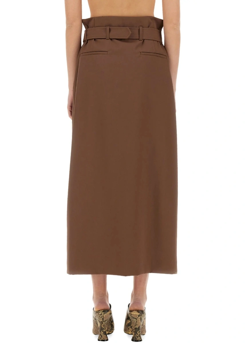Fuste Wool Skirt With Belt - Img 3