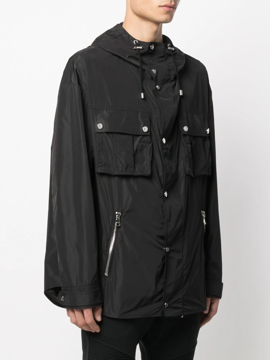 Geaca Balmain neagra din polyester - Img 3