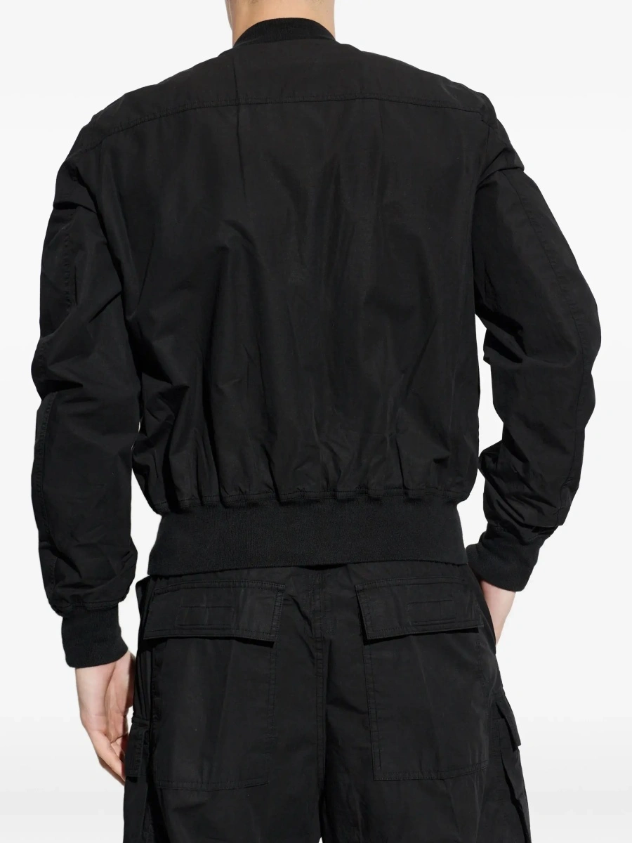 Geaca bomber DRKSHDW neagra din bumbac - Img 6