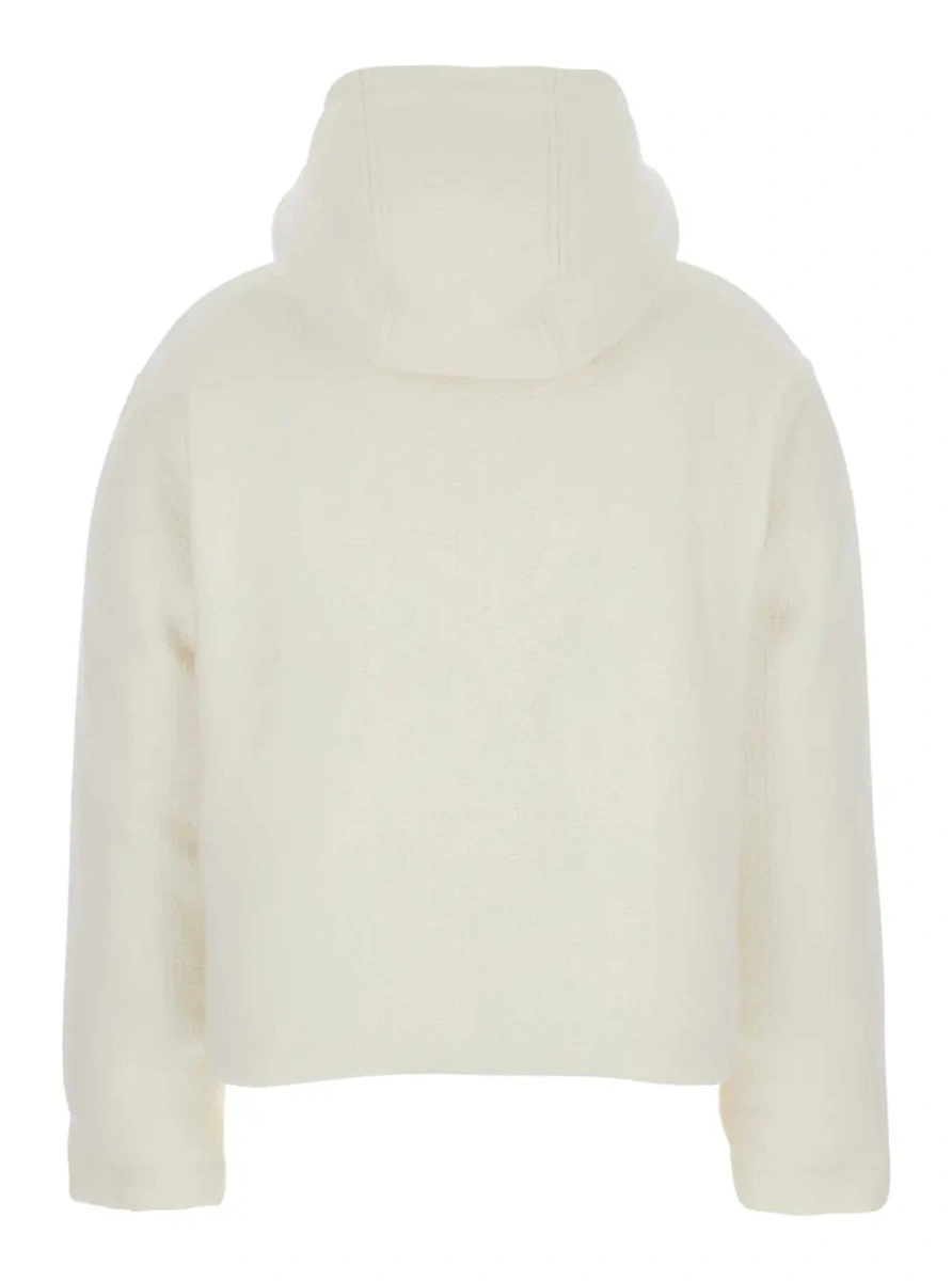 Geaca bomber Gucci alba din lana - Img 2