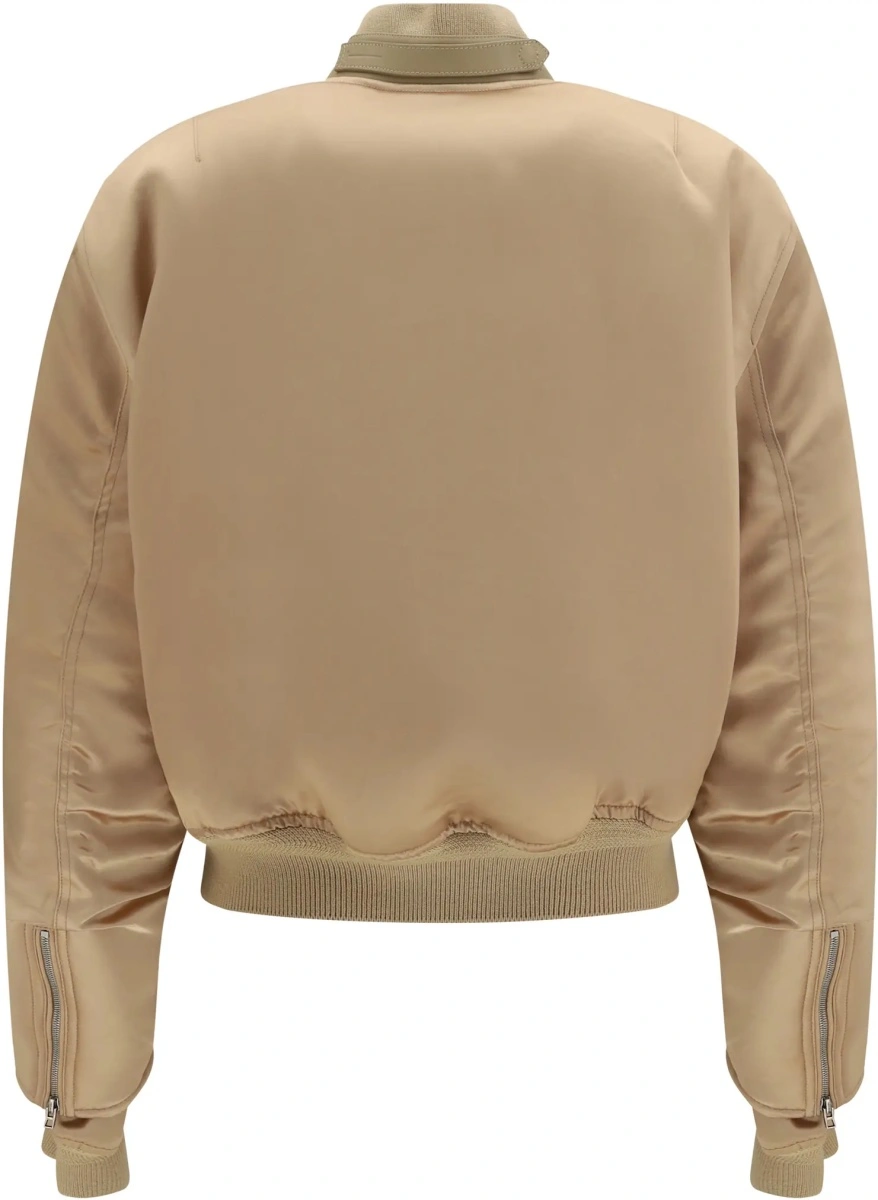 Geaca bomber Tom Ford multicolor din satin - Img 2