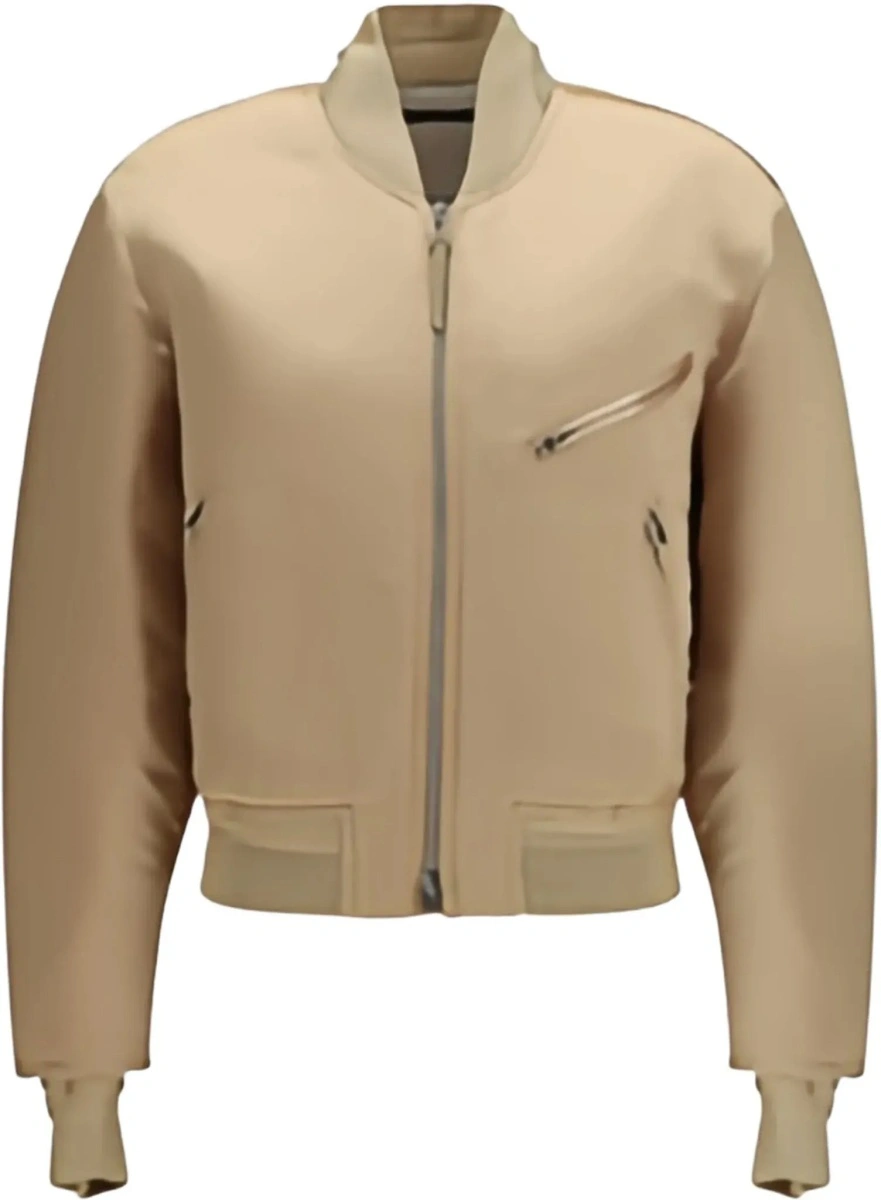 Geaca bomber Tom Ford multicolor din satin - Img 7