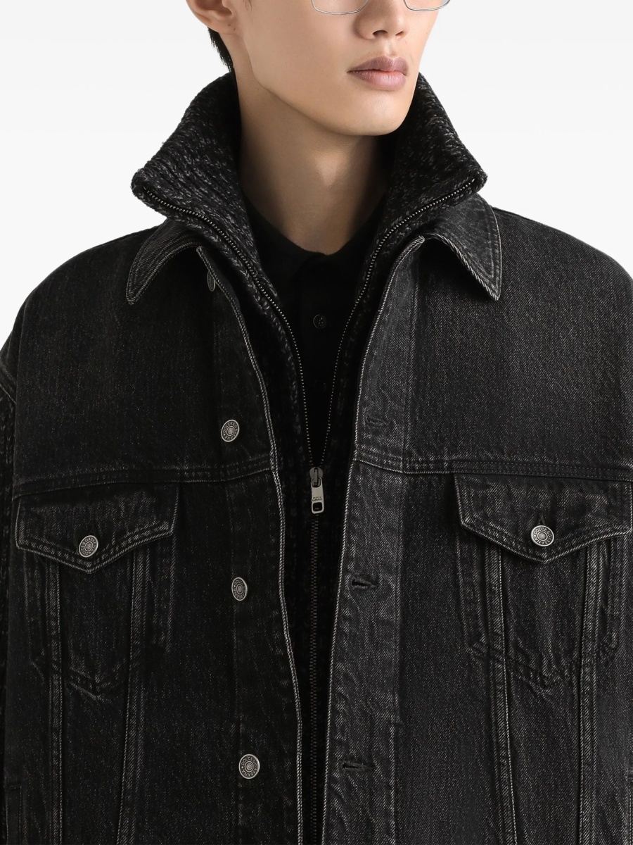 Geaca de blugi Dolce &amp; Gabbana neagra - Img 4